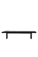 Table basse en bois Meranti (côté gauche) | Eichholtz Hoffman | Meubleluxe.fr