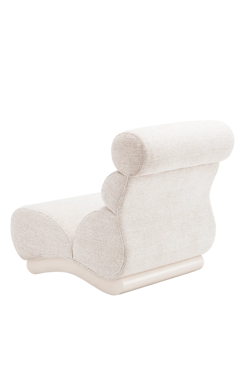 Fauteuil en tissu Canberra blanc cassé | Eichholtz Congreso | Meubleluxe.fr