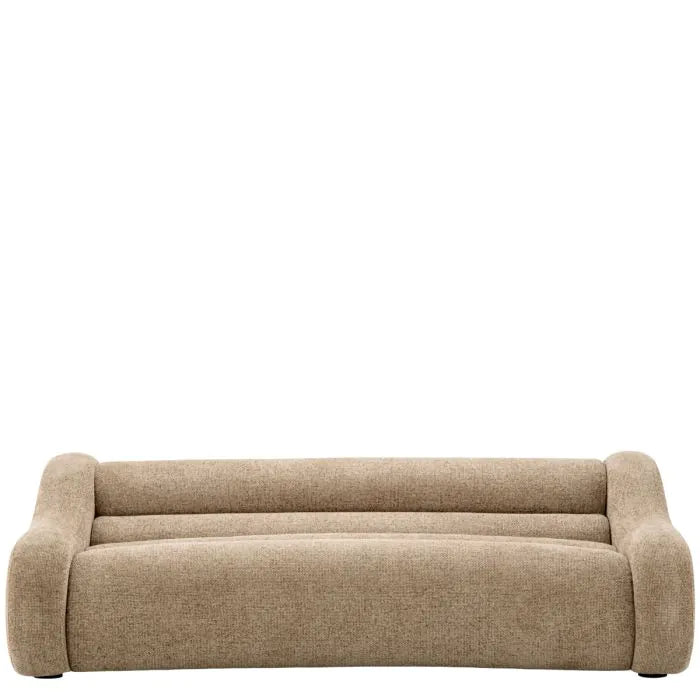 Sand Lyssa fabric sofa | Eichholtz Carbone