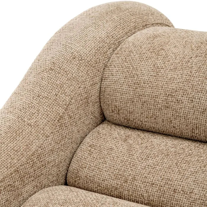 Sand Lyssa fabric sofa | Eichholtz Carbone