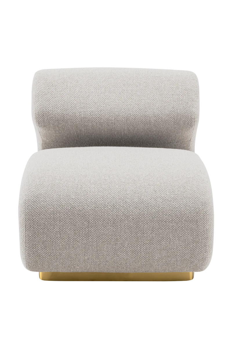 Fauteuil en tissu Rêve gris | Eichholtz Sansome | Meubleluxe.fr