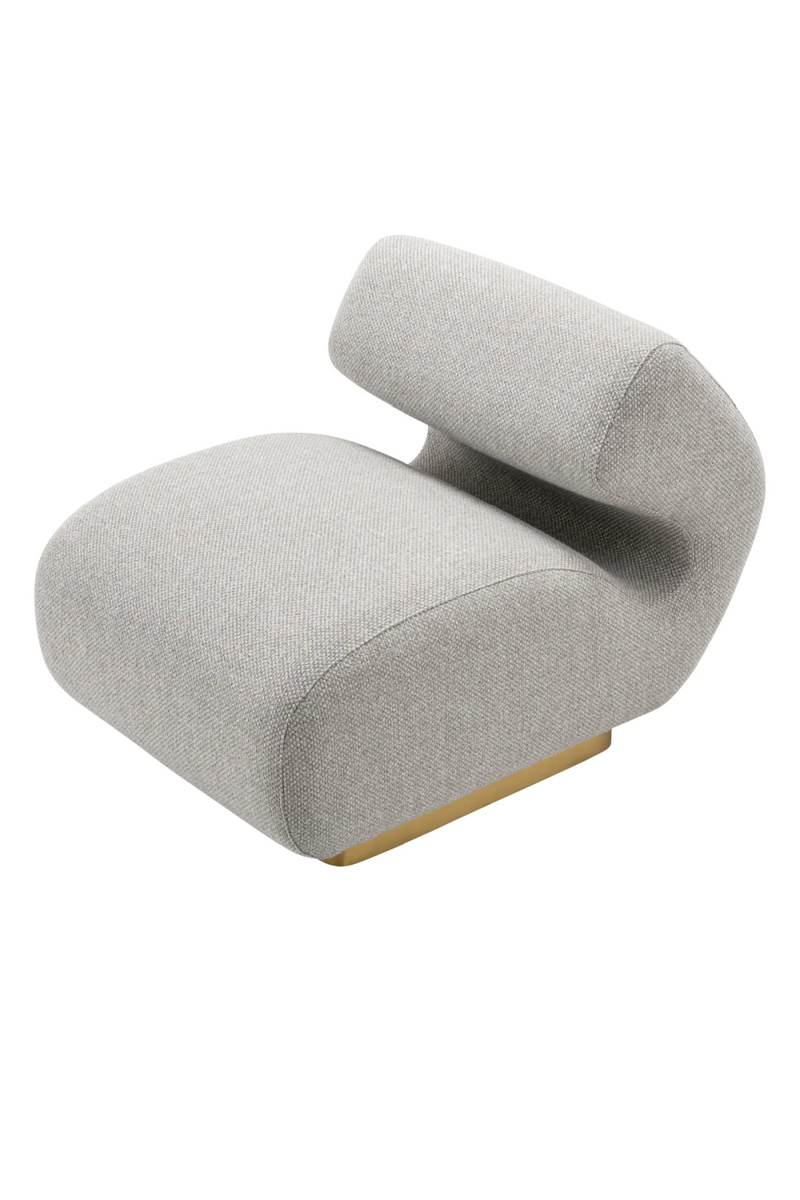 Fauteuil en tissu Rêve gris | Eichholtz Sansome | Meubleluxe.fr