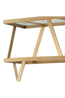 Étagère en verre et laiton brossé | Eichholtz Billinghurst | Meubleluxe.fr