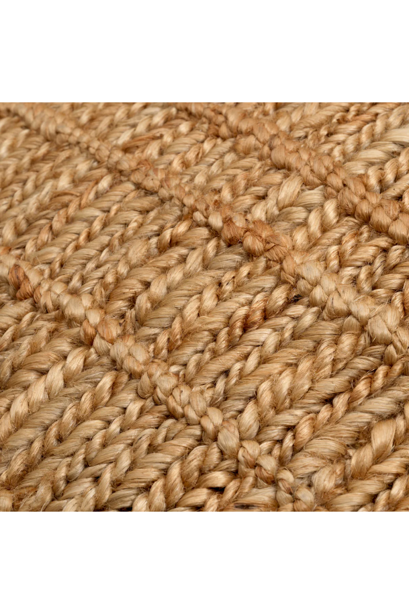 Pouf en jute naturel | Eichholtz Palinuro | Meubleluxe.fr