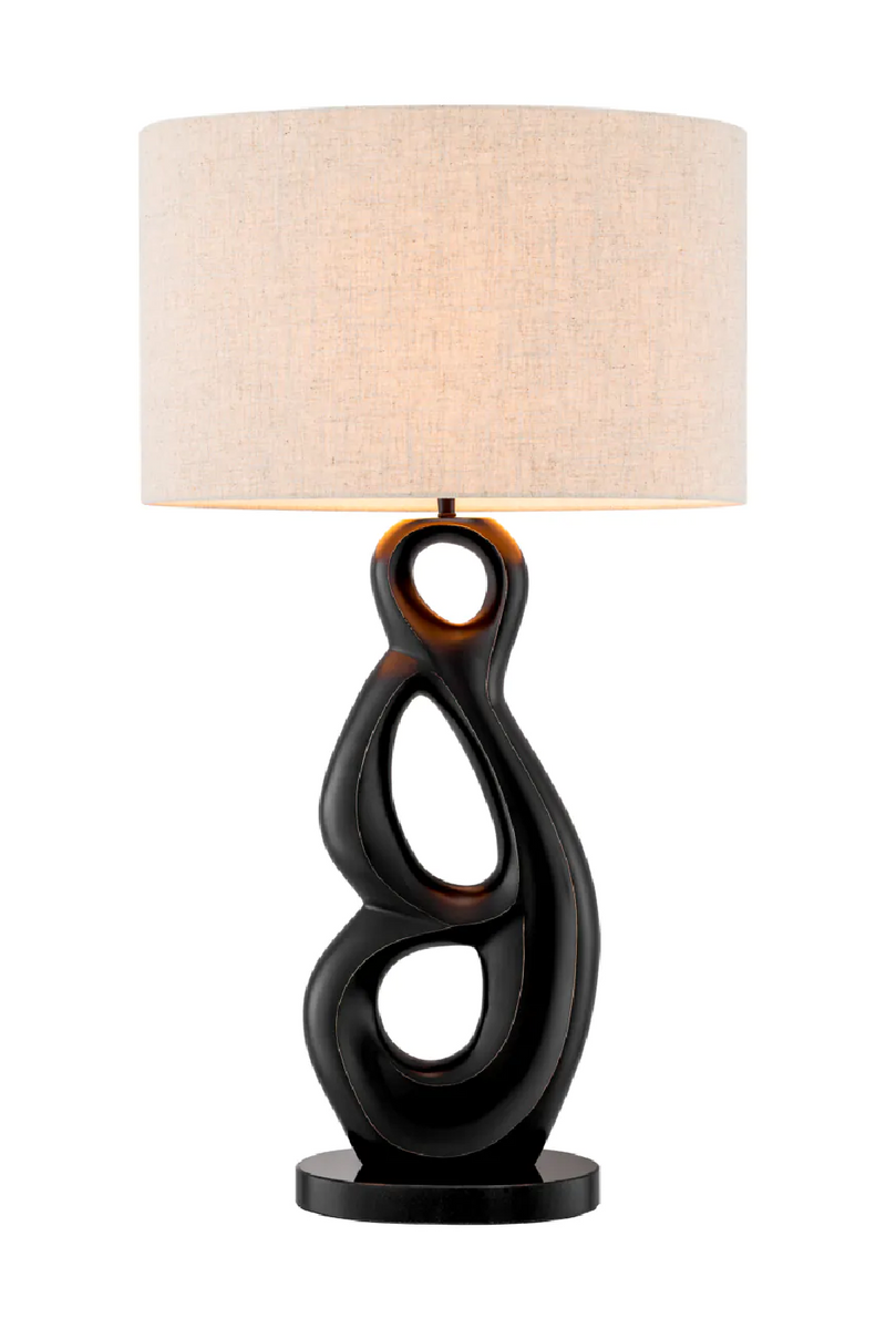 Lampe de table en bronze et en granit | Eichholtz Macias | Meubleluxe.fr