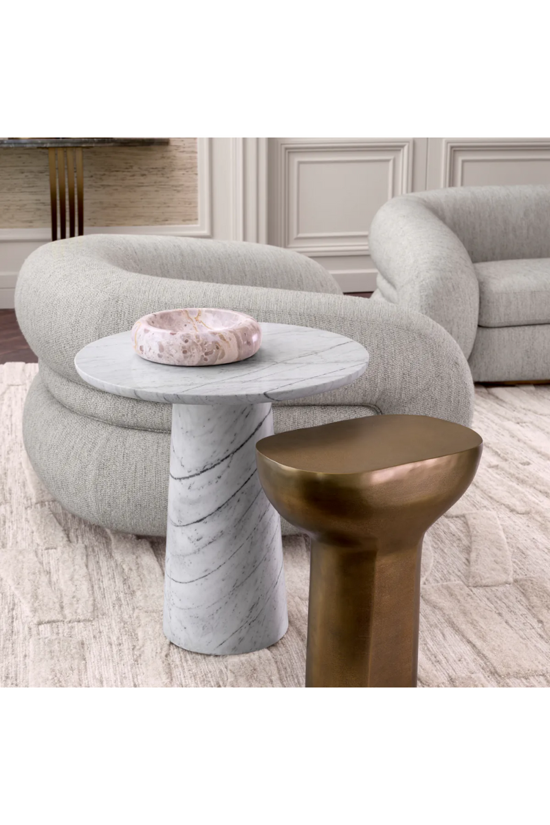 Table d'appoint en laiton vintage | Eichholtz Cremona | Meubleluxe.fr