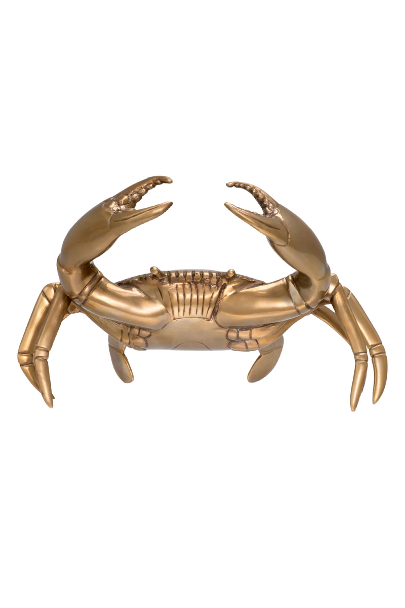 Objet décoratif en laiton vieilli | Eichholtz Crab | Meubleluxe.fr