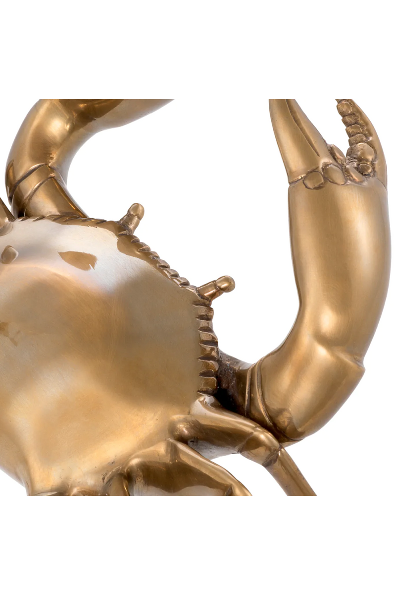 Objet décoratif en laiton vieilli | Eichholtz Crab | Meubleluxe.fr