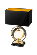 Lampe de table en albâtre et bronze | Eichholtz Pearl | Meubleluxe.fr