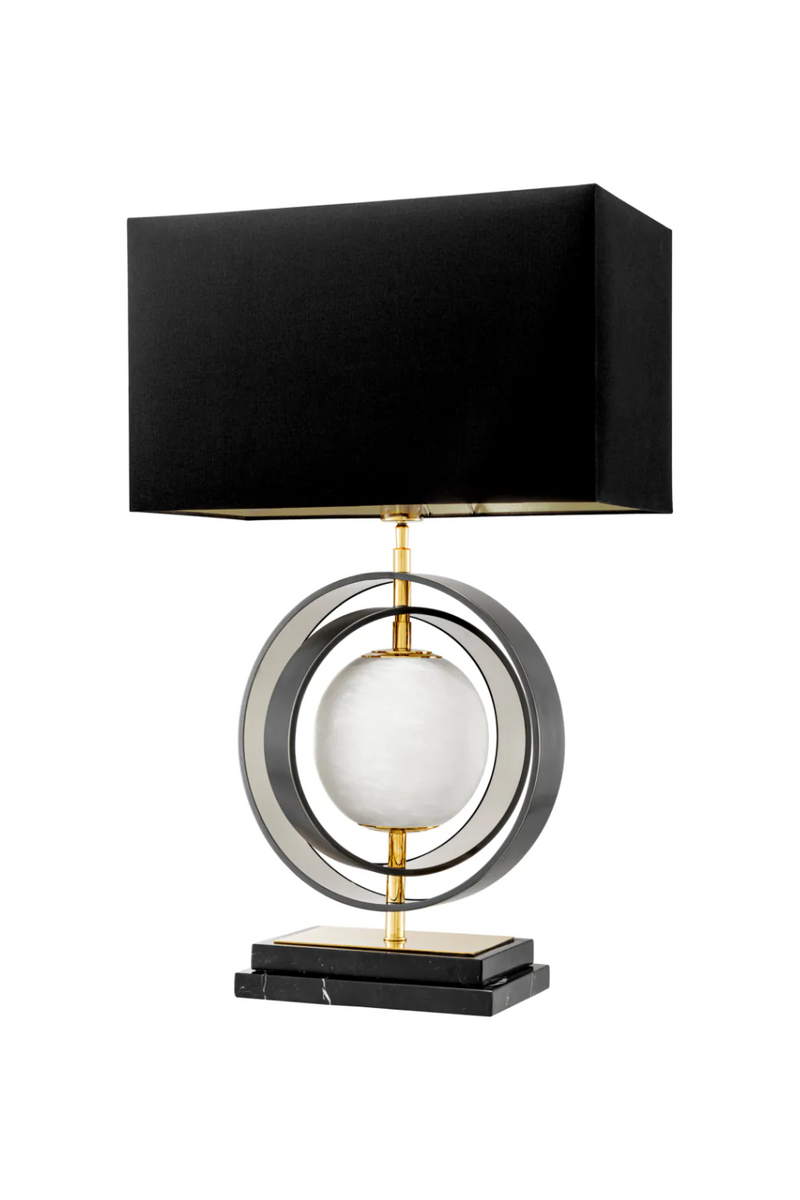 Lampe de table en albâtre et bronze | Eichholtz Pearl | Meubleluxe.fr