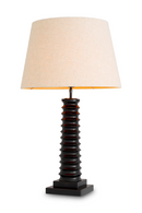 Lampe de table noire en granit | Eichholtz Callao | Meubleluxe.fr