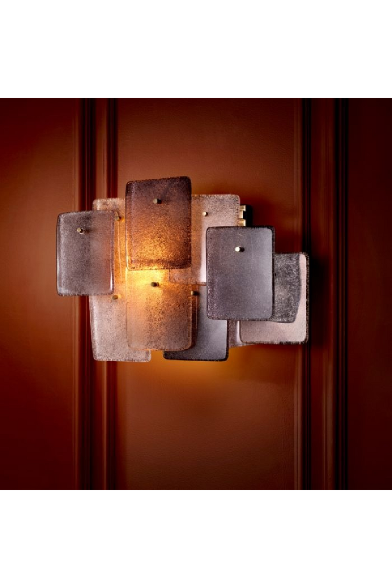 Applique Murale en Verre Fait Main | Eichholtz Toro | OROA.fr