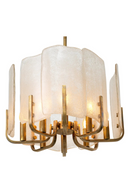 Suspension en Verre Artisanal et Laiton Vintage | Eichholtz Serrano | Meubleluxe.fr