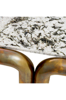 Table basse avec pieds en laiton vintage | Eichholtz Sunwood | OROA.fr