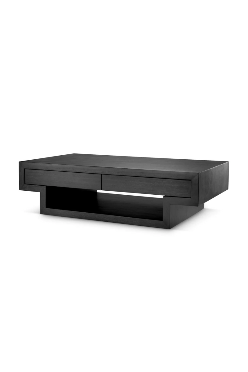 Table basse en chêne noir | Eichholtz Rialto | Meubleluxe.fr