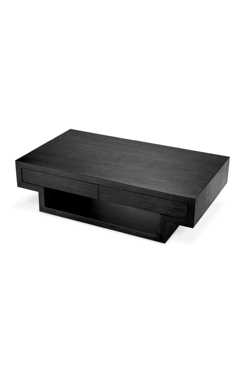 Table basse en chêne noir | Eichholtz Rialto | Meubleluxe.fr