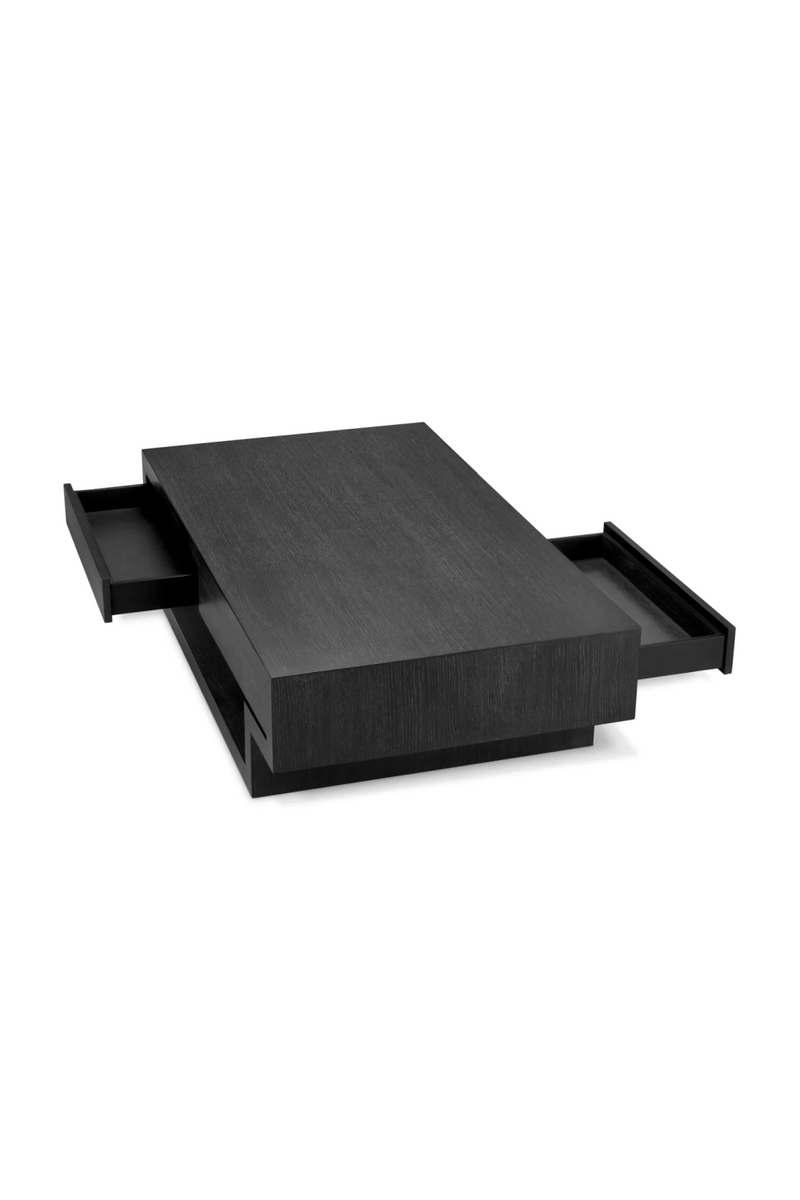 Table basse en chêne noir | Eichholtz Rialto | Meubleluxe.fr