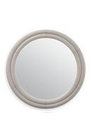 Miroir en cuir gris | Eichholtz Bastioni | Meubleluxe.fr