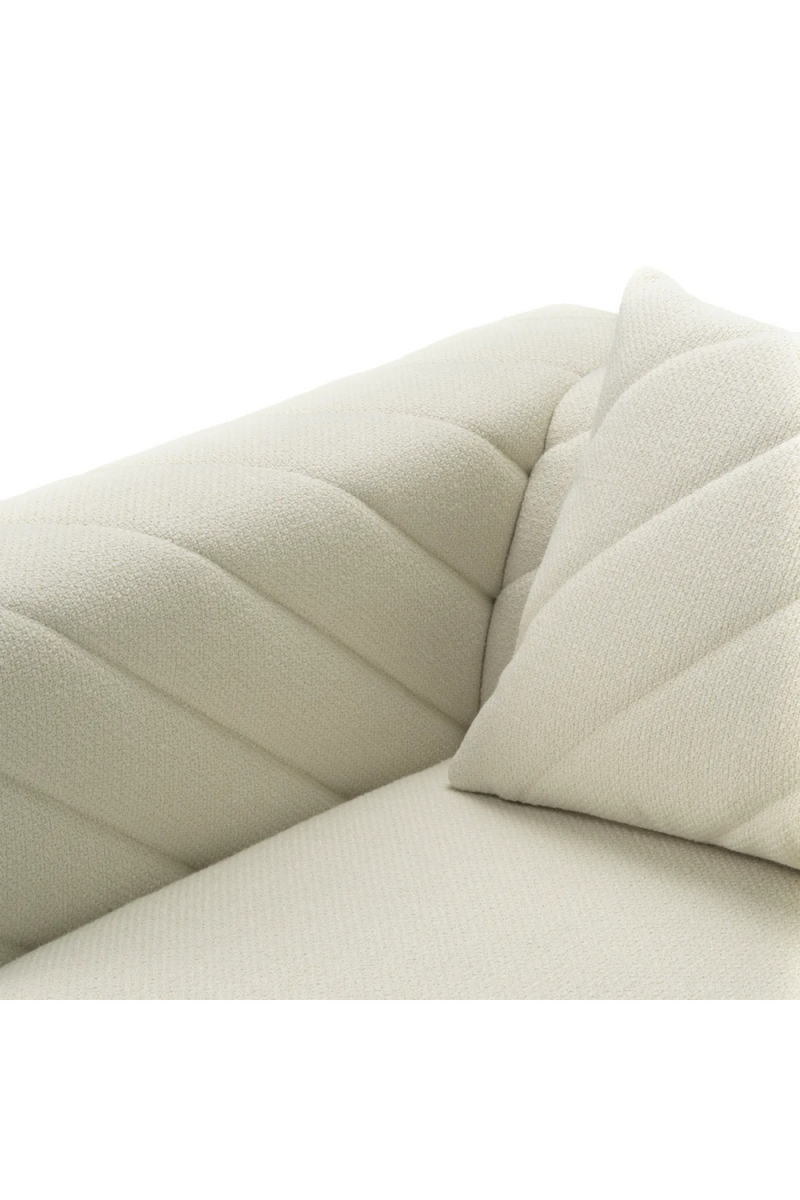 Fauteuil en tissu crème | Eichholtz Avellino | Meubleluxe.fr