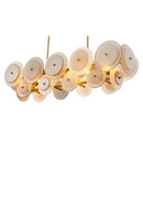 Lustre en laiton vintage et verre fumé | Eichholtz Hyde | OROA.fr