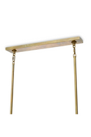 Lustre en laiton vintage et verre fumé | Eichholtz Hyde | OROA.fr