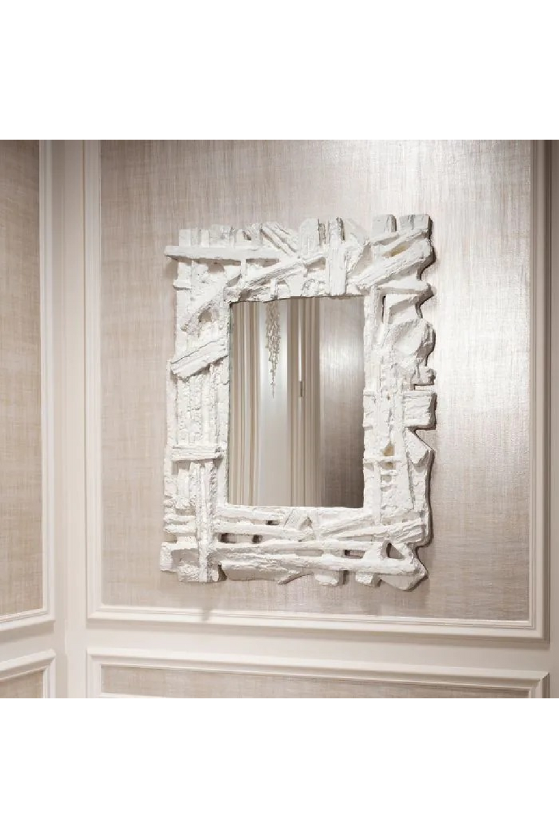 Miroir blanc mat | Eichholtz Masonic | OROA.fr
