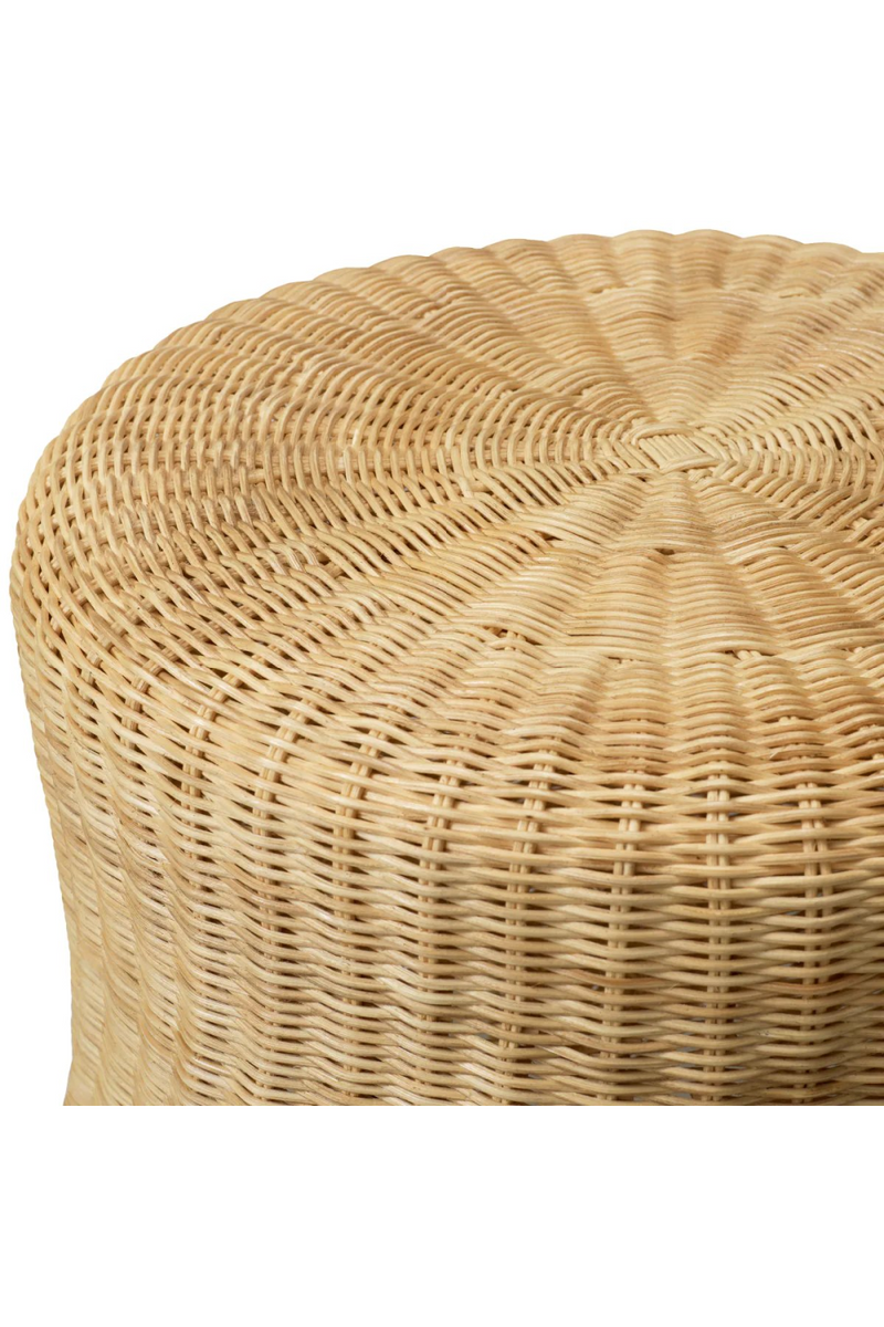 Table d'appoint en rotin naturel | Eichholtz Rolph | Meubleluxe.fr