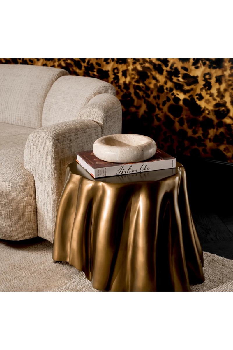 Table d’Appoint Vintage en Laiton | Eichholtz Chabot | OROA.fr