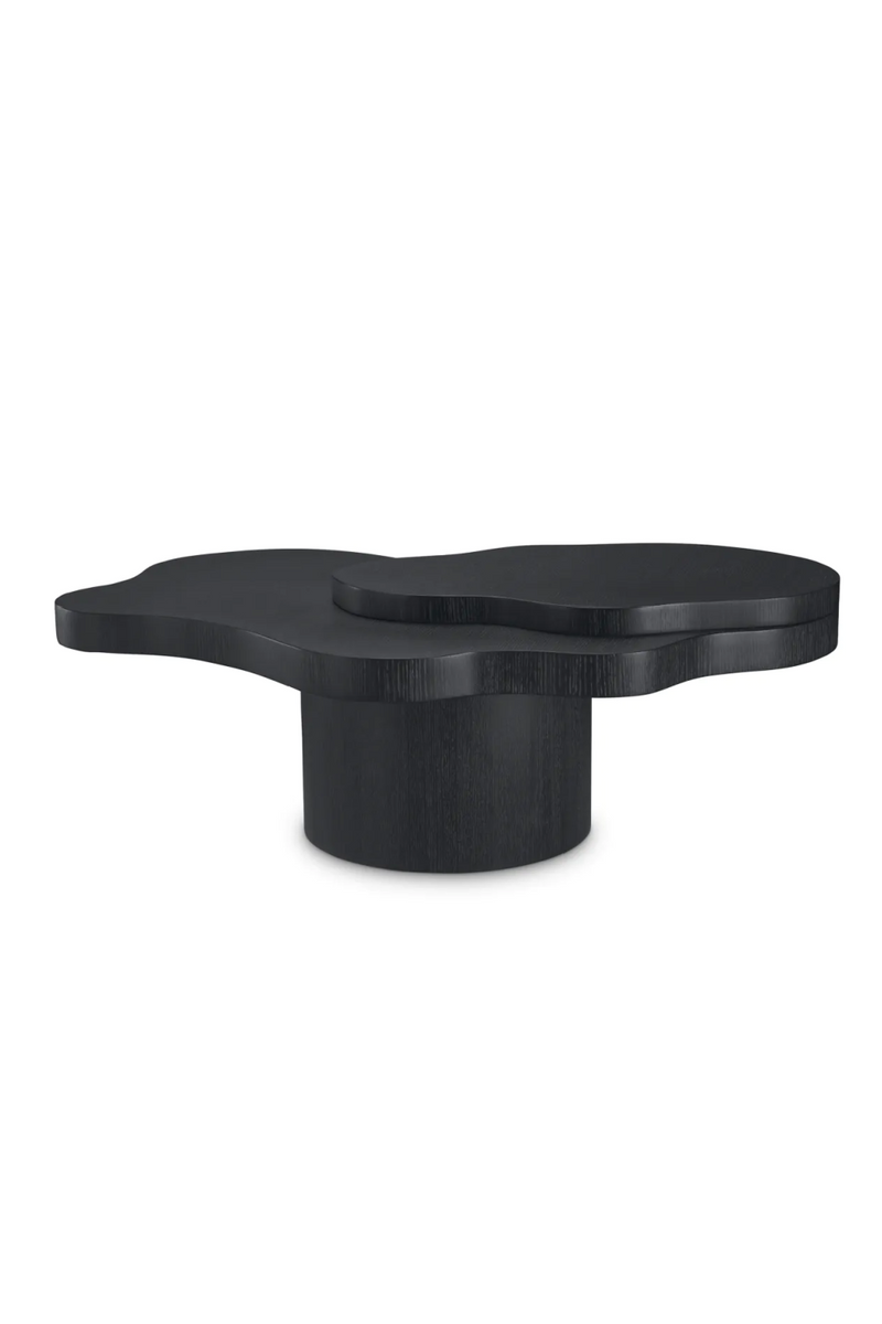 Table basse organique en bois de chêne noir | Eichholtz Cesareo | Meubleluxe.fr