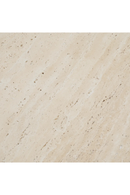 Table d'appoint en travertin et laiton | Eichholtz Ranco | Meubleluxe.fr