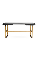 Bureau 2 tiroirs en chene gris | Eichholtz Nathaniel | OROA.fr