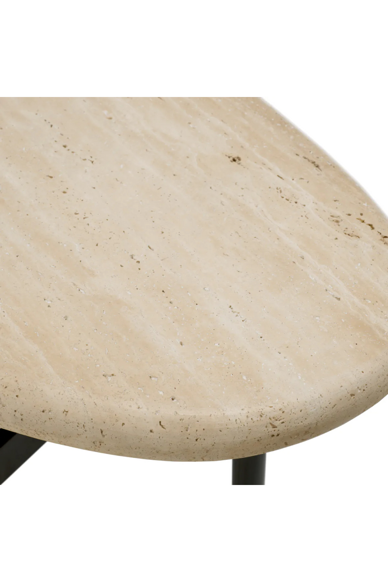 Console en travertin et bronze | Eichholtz Palermo | Meubleluxe.fr