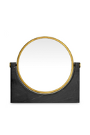 Miroir De Table A Base En Marbre Noir | Eichholtz Vivaldi | OROA.fr