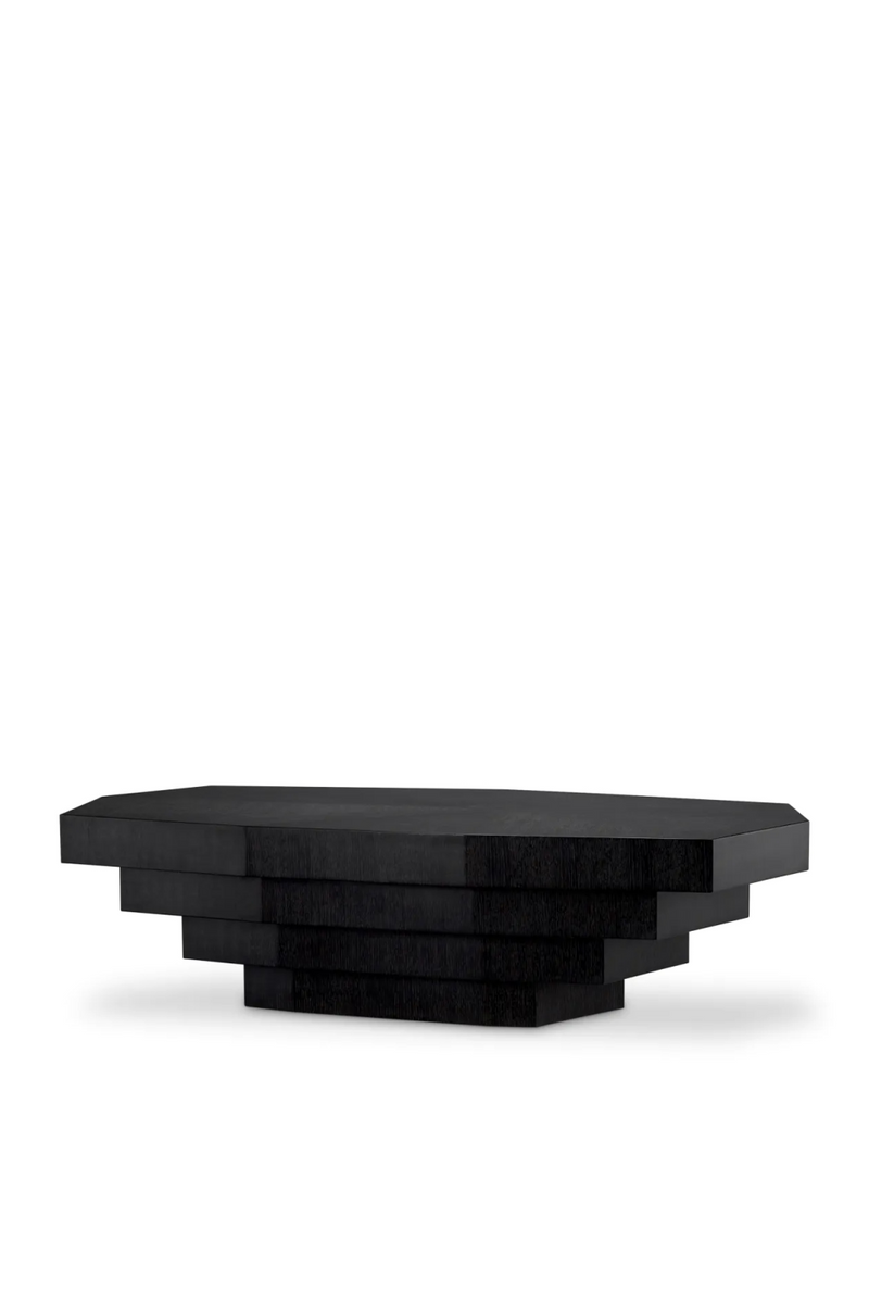 Table basse en chêne gris anthracite | Eichholtz Vezio