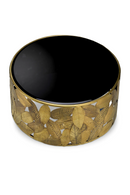 Table basse en verre biseaute noir | Eichholtz Botanico | OROA.fr