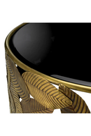 Table basse en verre biseaute noir | Eichholtz Botanico | OROA.fr