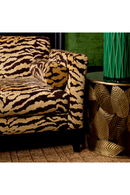 Table d'appoint en verre biseaute noir | Eichholtz Botanico | OROA.fr