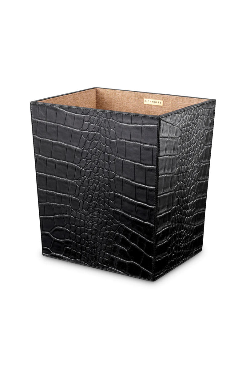 Organisateurs de bureau en cuir embosse croco (3) | Eichholtz Scaleo | OROA.fr