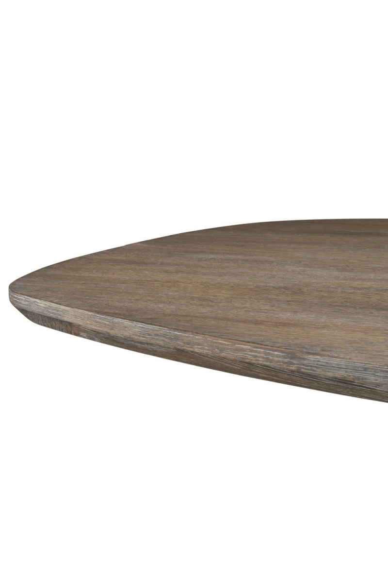 Table à manger en placage de chêne marron Silverstone | Eichholtz Westwood | Meubleluxe.fr