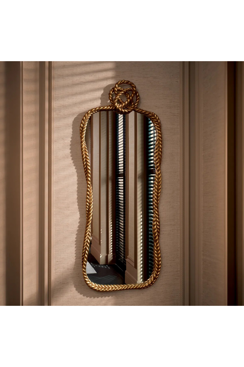 Miroir avec finition en or ancien | Eichholtz Vincenso L | Meubleluxe.fr