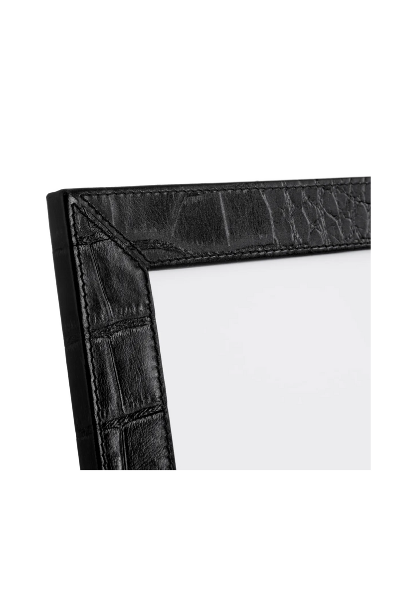 Cadres photo en cuir embosse croco (2) | Eichholtz Scaleo | OROA.fr