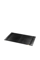 Sous-main de bureau en cuir embossé croco | Eichholtz Scaleo | OROA.fr