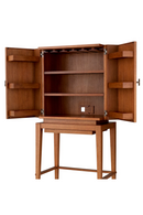 Buffet bar 2 portes en chene caramel | Eichholtz Borchard | OROA.fr