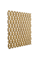 Objet Mural A Treillis En Laiton Vintage | Eichholtz Aureus | OROA.fr