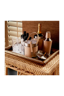 Set de bar en acier et cuir beige (set de 3) | Eichholtz Sintra | OROA.fr