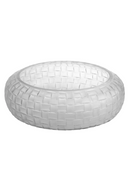 Bol en verre givré transparent | Eichholtz Varese | Meubleluxe.fr