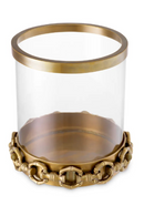 Bougeoir ouragan en verre - S | Eichholtz Clementine | Meubleluxe.fr