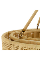 Lustre Rond en Rotin Tressé | Eichholtz Bernardi | OROA.fr