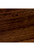 Fauteuil pivotant en placage d'eucalyptus | Eichholtz Sebastian | OROA.fr