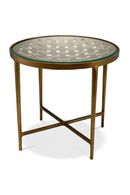 Table d'appoint design tresse | Eichholtz Sorrento | OROA.fr